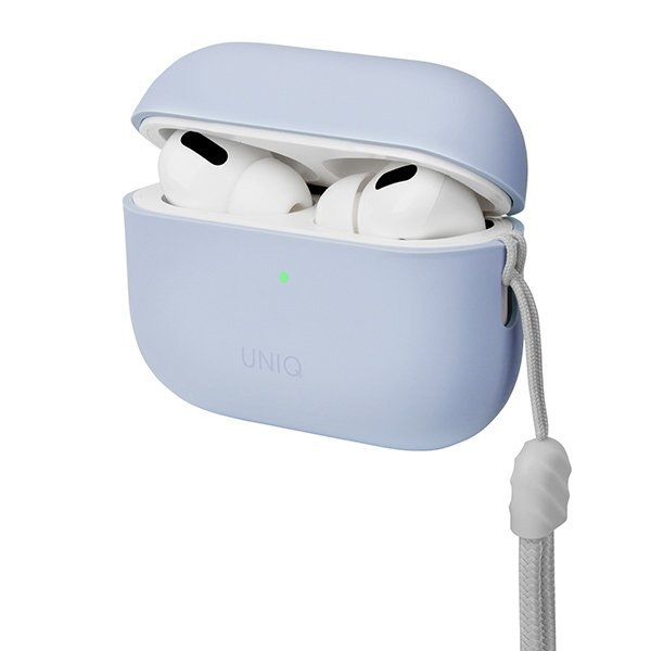 AirPods Pro 2 Uniq Lino Silicone dėklas – mėlynas 1