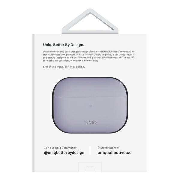 AirPods Pro 2 Uniq Lino Silicone dėklas – violetinis 5 AirPods Pro 2 Uniq Lino Silicone dėklas – violetinis 5