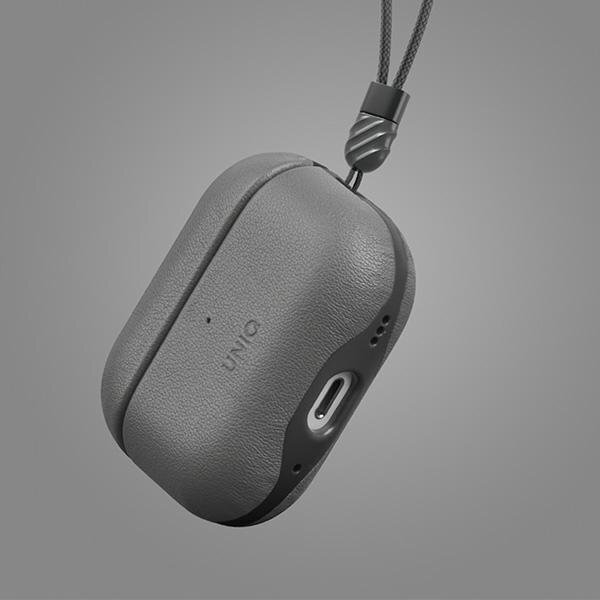 AirPods Pro 2 Uniq Lyden DS dėklas – pilkas/juodas 2 AirPods Pro 2 Uniq Lyden DS dėklas – pilkas/juodas 2