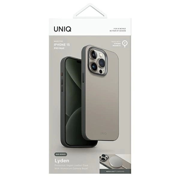 Uniq Lyden DS iPhone 15 Pro Max 6.7" Magclick Charging Dėklas beige-Žalias/ivory-lichen Žalias 5 Uniq Lyden DS iPhone 15 Pro Max 6.7" Magclick Charging Dėklas beige-Žalias/ivory-lichen Žalias 5