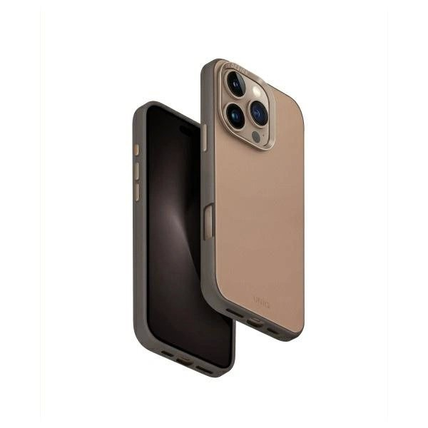 Uniq Lyden DS iPhone 16 Pro 6.3 Magclick Charging Dėklas brown-pilkas/flint pilkas Uniq Lyden DS iPhone 16 Pro 6.3 Magclick Charging Dėklas brown-pilkas/flint pilkas