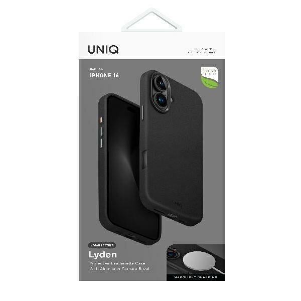 iPhone 16 Uniq Lyden MagClick Charging dėklas – juodas 5