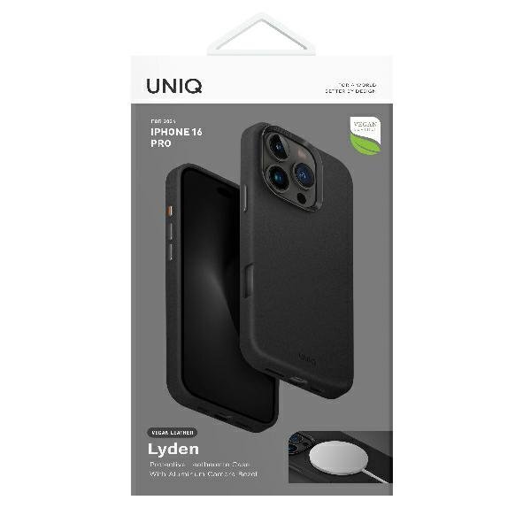 iPhone 16 Pro Uniq Lyden MagClick Charging dėklas – juodas 5