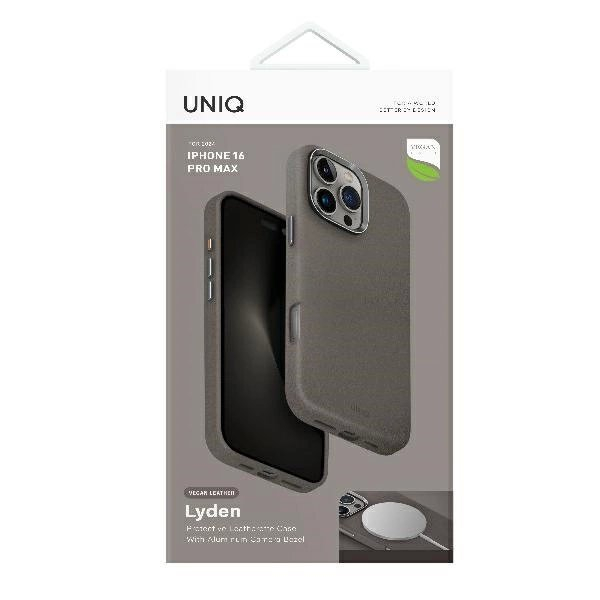 Uniq Lyden Magclick Charging Dėklas iPhone 16 Pro Max - pilkas 5 Uniq Lyden Magclick Charging Dėklas iPhone 16 Pro Max - pilkas 5