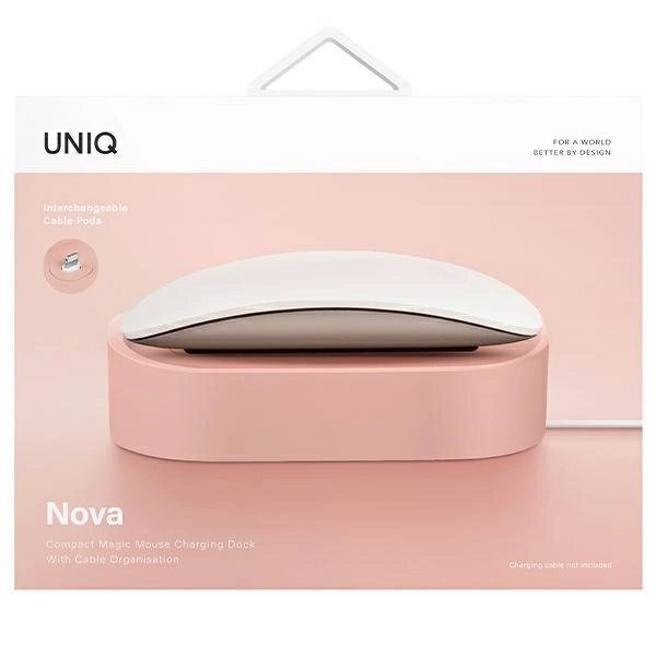 Dock stotelė Uniq Nova Magic Mouse – rožinė 3 Dock stotelė Uniq Nova Magic Mouse – rožinė 3