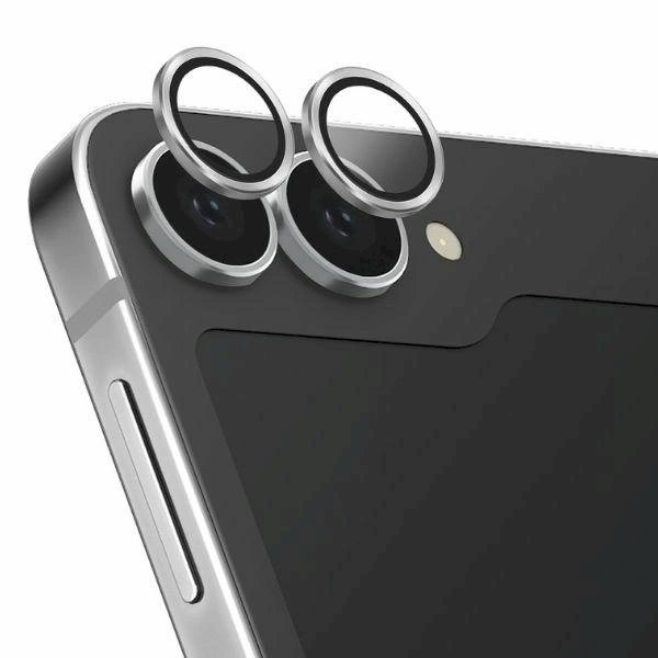 Uniq Optix Auminium Kameros apsauga Samsung Galaxy Z Flip 6 - Balta Uniq Optix Auminium Kameros apsauga Samsung Galaxy Z Flip 6 - Balta