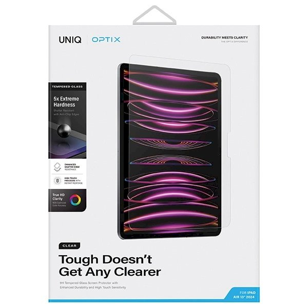 Uniq Optix Clear tempered glassapplicator iPad Air 13 2024 5