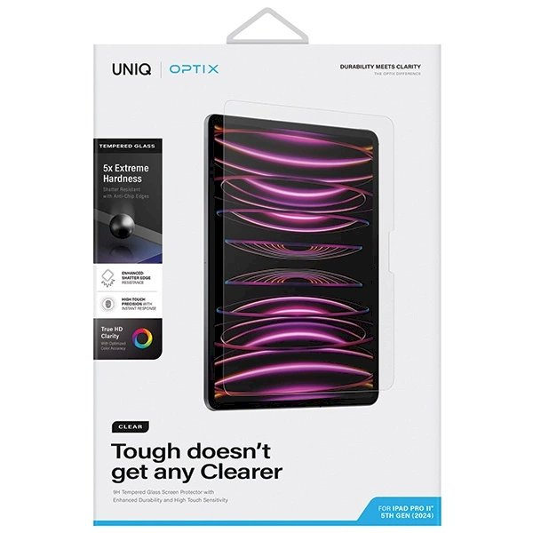 Uniq Optix Clear tempered glassapplicator iPad Pro 11 2024 5 Uniq Optix Clear tempered glassapplicator iPad Pro 11 2024 5
