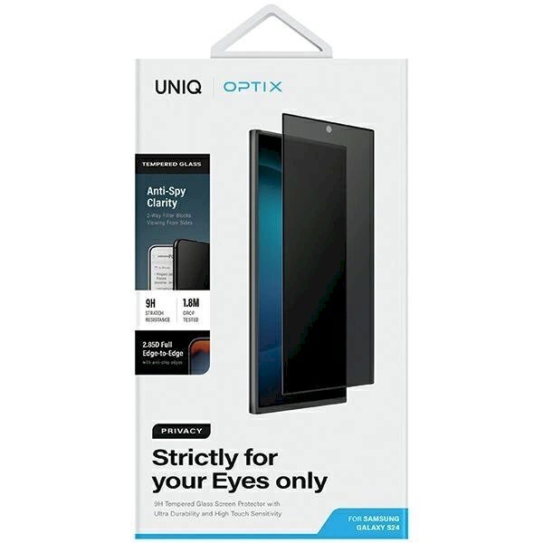 Uniq Optix Privacy tempered glass Samsung Galaxy S24applicator 1 Uniq Optix Privacy tempered glass Samsung Galaxy S24applicator 1