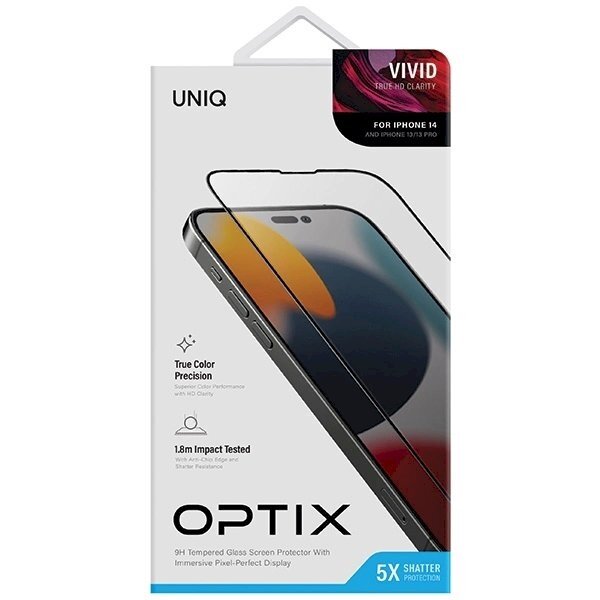 Uniq Optix Vivid glass iPhone 14 / 13 / 13 Proapplicator 6 Uniq Optix Vivid glass iPhone 14 / 13 / 13 Proapplicator 6