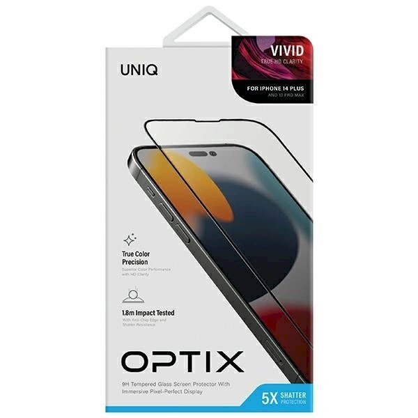 Uniq Optix Vivid glass iPhone 14 Plusapplicator 6 Uniq Optix Vivid glass iPhone 14 Plusapplicator 6