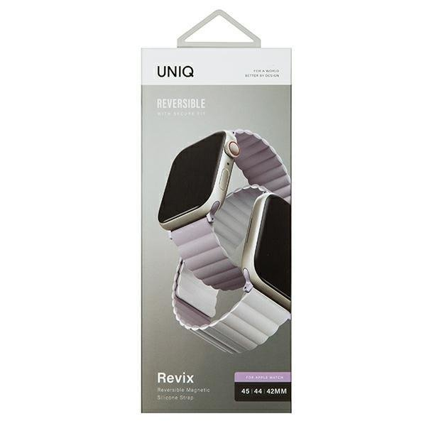 Apyrankė UNIQ pasek Revix Apple Watch Series 4/5/6/7/8/9/SE/SE2/Ultra 42/44/45mm. Balta 9 Apyrankė UNIQ pasek Revix Apple Watch Series 4/5/6/7/8/9/SE/SE2/Ultra 42/44/45mm. Balta 9