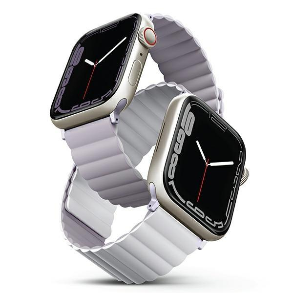 Apyrankė UNIQ pasek Revix Apple Watch Series 4/5/6/7/8/9/SE/SE2/Ultra 42/44/45mm. Balta Apyrankė UNIQ pasek Revix Apple Watch Series 4/5/6/7/8/9/SE/SE2/Ultra 42/44/45mm. Balta