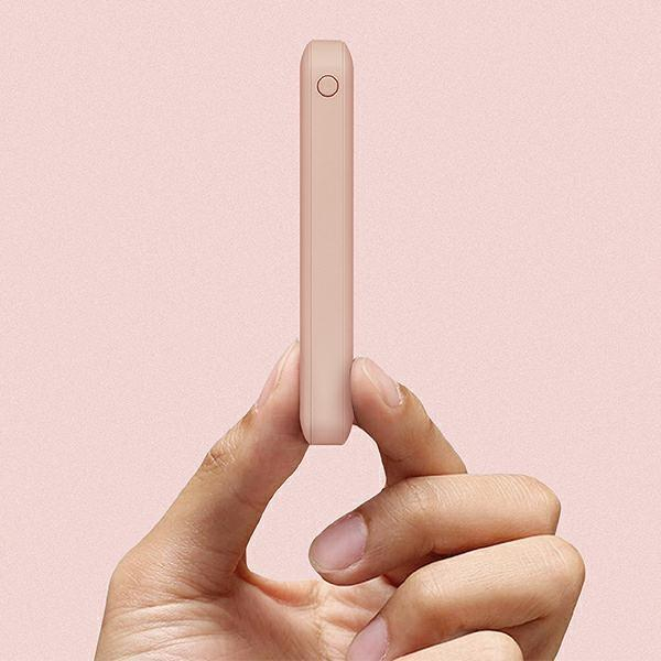 Uniq Powerbank Fuele mini 8000mAh USB-C 18W PD Fast charge Rožinis 5 Uniq Powerbank Fuele mini 8000mAh USB-C 18W PD Fast charge Rožinis 5