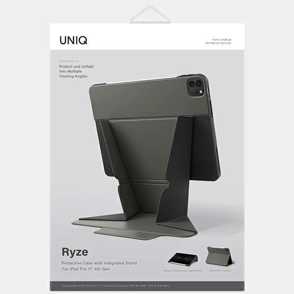 Uniq Ryze Dėklas skirtas iPad Pro 11" 2020 (2nd gen.) / iPad Pro 11" 2021 (3rd gen.) / iPad Pro 11" 2022 (4th gen.) / iPad Air 10.9" 2020 (4th gen.) / iPad Air 10.9" 2022 (5th gen.) - Žalias 5