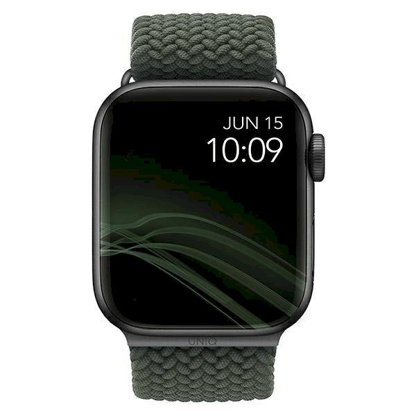 Uniq strap Aspen Apple Watch 44/42 / 45mm Series 4/5/6/7/8/9 / SE / SE2 Braided žalias / cypress žalias 3 Uniq strap Aspen Apple Watch 44/42 / 45mm Series 4/5/6/7/8/9 / SE / SE2 Braided žalias / cypress žalias 3