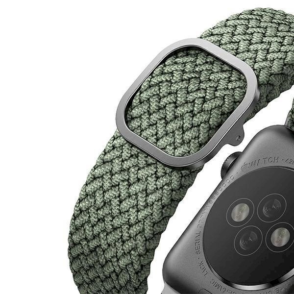 Uniq strap Aspen Apple Watch 44/42 / 45mm Series 4/5/6/7/8/9 / SE / SE2 Braided žalias / cypress žalias 4 Uniq strap Aspen Apple Watch 44/42 / 45mm Series 4/5/6/7/8/9 / SE / SE2 Braided žalias / cypress žalias 4