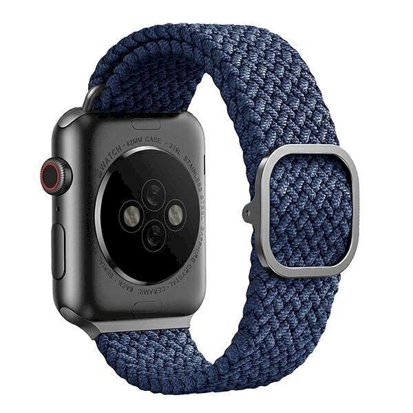 Uniq Strap Aspen Case skirta Apple Watch 44/42/45 mm Series 1/2/3/4/5/6/7/8/9/SE/SE2 Braided - Mėlynas 2 Uniq Strap Aspen Case skirta Apple Watch 44/42/45 mm Series 1/2/3/4/5/6/7/8/9/SE/SE2 Braided - Mėlynas 2