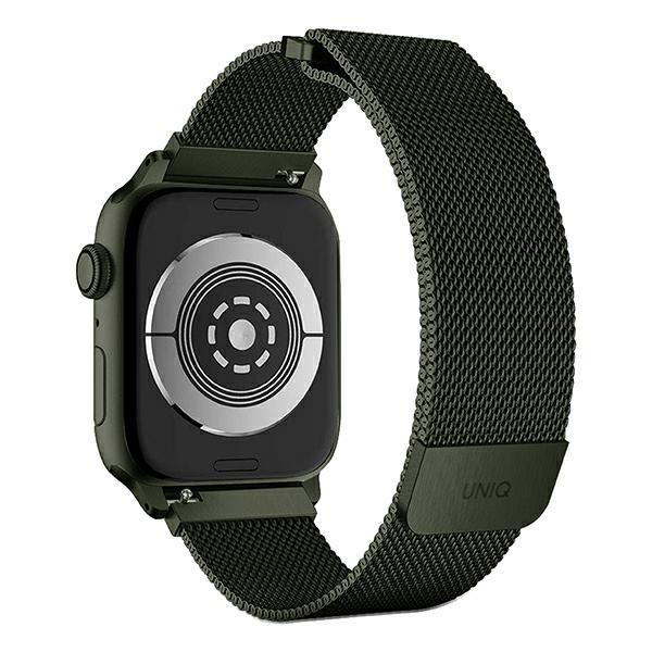 Apyrankė Uniq Dante Apple Watch Series 4/5/6/7/8/9/ SE 42/44 / 45mm. Stainless Steel Žalia 1 Apyrankė Uniq Dante Apple Watch Series 4/5/6/7/8/9/ SE 42/44 / 45mm. Stainless Steel Žalia 1