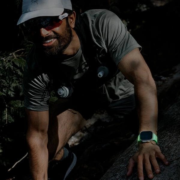 Uniq Stride SE Apple Watch strap 49/46/45/44mm FKM Rubber Strap lume 5 Uniq Stride SE Apple Watch strap 49/46/45/44mm FKM Rubber Strap lume 5