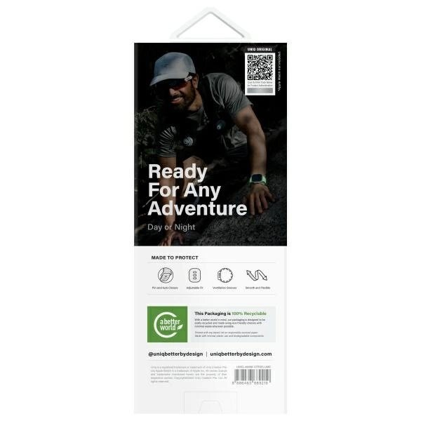 Uniq Stride SE Apple Watch strap 49/46/45/44mm FKM Rubber Strap lume 7 Uniq Stride SE Apple Watch strap 49/46/45/44mm FKM Rubber Strap lume 7