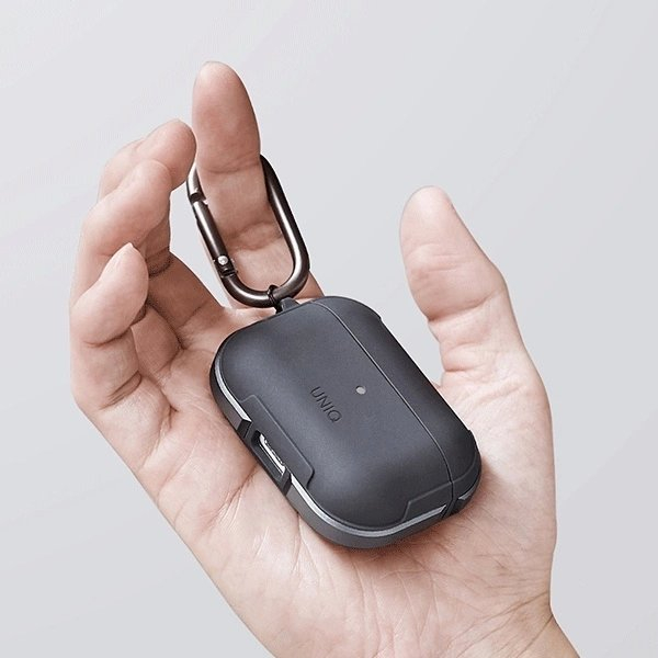 Uniq Valencia AirPods Pro Dėklas Juodas/Midnight Juodas Antimicrobial 3 Uniq Valencia AirPods Pro Dėklas Juodas/Midnight Juodas Antimicrobial 3