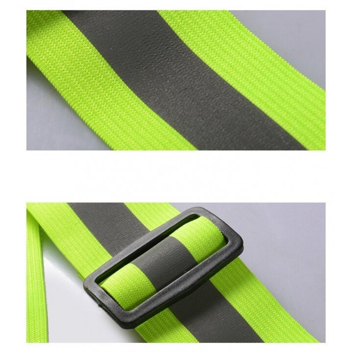 Atšvaitas Unisex Adjustable Reflective Safety Harness Vest Geltonas 7 Atšvaitas Unisex Adjustable Reflective Safety Harness Vest Geltonas 7