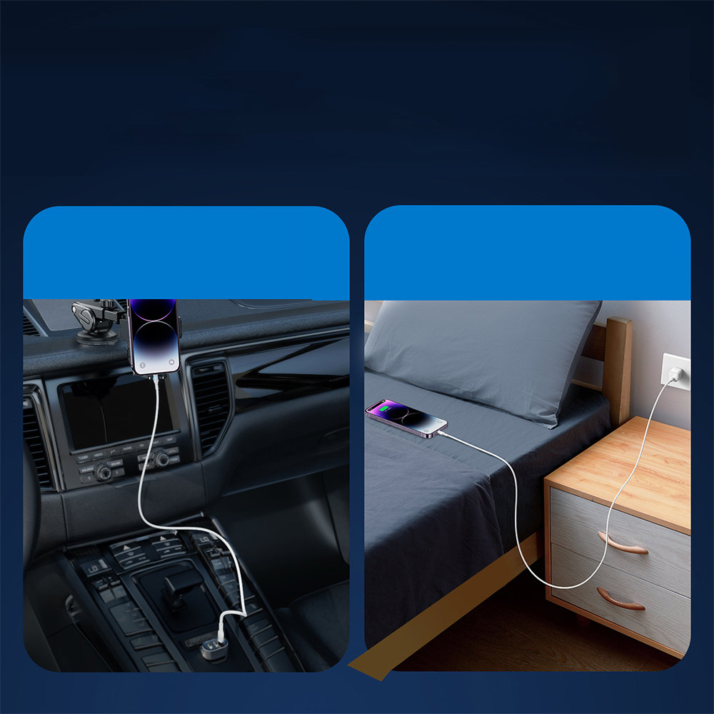 USB C - Lightning 20W 2m cable Joyroom S-CL020A13 - Baltas 4 USB C - Lightning 20W 2m cable Joyroom S-CL020A13 - Baltas 4