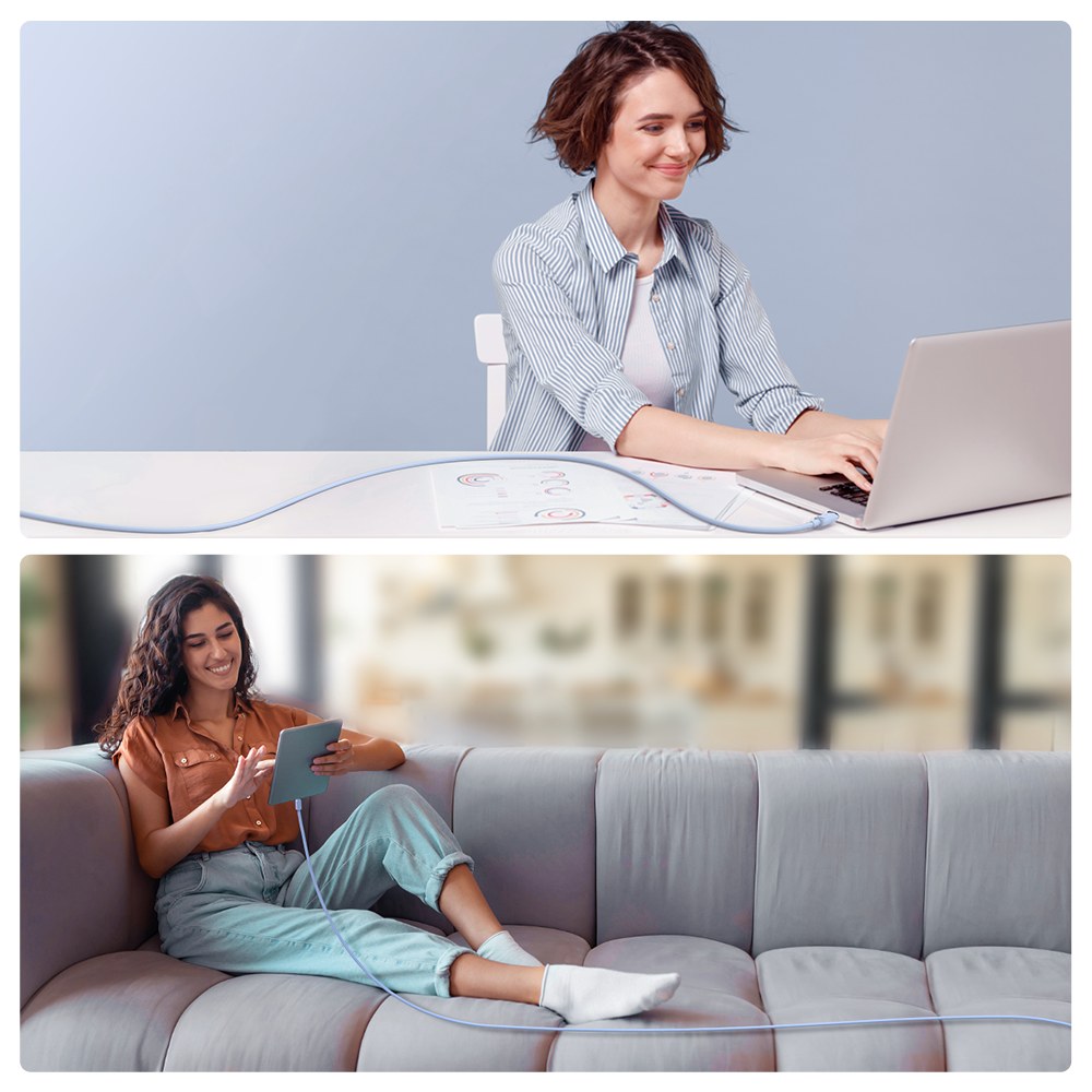 USB C - Lightning Cable 20W 1.2m Joyroom S-CL020A14 - Mėlynas 4 USB C - Lightning Cable 20W 1.2m Joyroom S-CL020A14 - Mėlynas 4