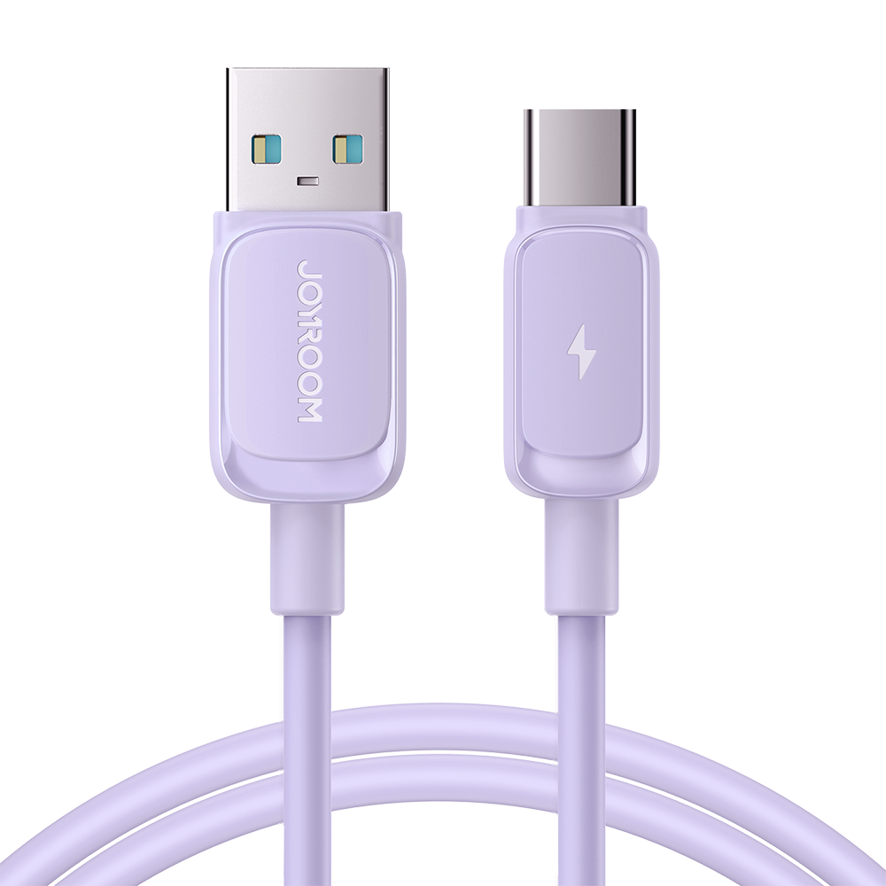 USB cable - USB C 3A 1.2m Joyroom S-AC027A14 - Violetinis 2 USB cable - USB C 3A 1.2m Joyroom S-AC027A14 - Violetinis 2