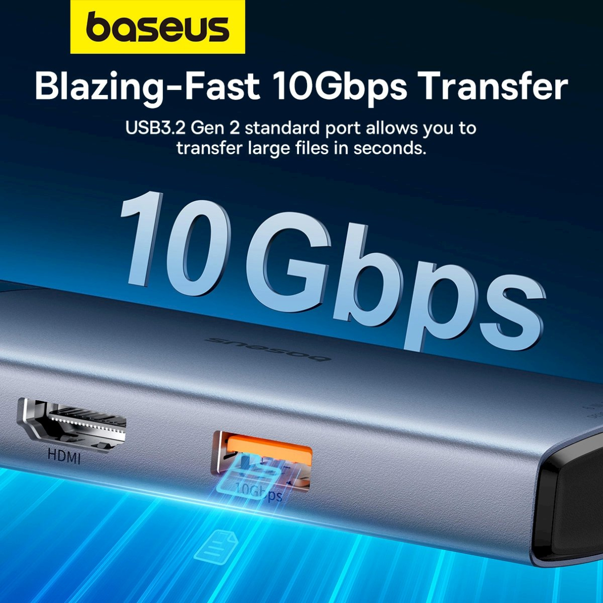 USB HUB 6in1 Baseus Metal Gleam Series II USB-A/USB-C/USB-C PD/HDMI/RJ45 - Juodas 14 USB HUB 6in1 Baseus Metal Gleam Series II USB-A/USB-C/USB-C PD/HDMI/RJ45 - Juodas 14