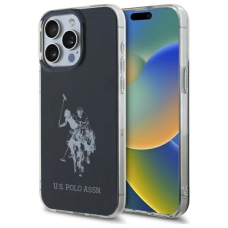 US Polo USHCP15XTPUHRBK iPhone 15 Pro Max 6.7&quot; Juodas/Juodas Shiny Big Logo