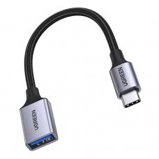 USB C (male) - USB (female) 3.0 OTG cable 0.15m Ugreen US378 - black