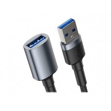 USB ilgintuvas Baseus Cafule USB Type A (M) to USB Type A (F) USB 3.0 2A 1m juodas CADKLF-B0G