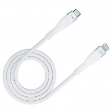 USB kabelis 3mk Hyper Silicone Cable Lightning 20W 1m