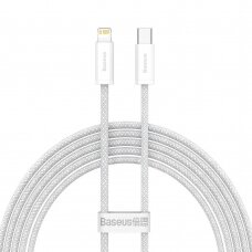 USB kabelis Baseus Dynamic iš Type-C į Lightning 20W 2.0m baltas CALD000102