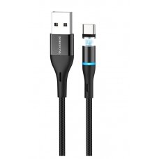 USB kabelis Borofone BU16 Skill Magnetic Type-C 1.0m juodas