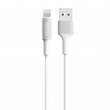 USB kabelis Borofone BX1 Lightning 1.0m baltas