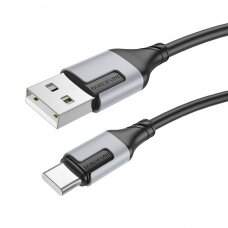 USB kabelis Borofone BX101 USB-A to USB-C 1.0m juodas