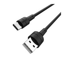 USB kabelis Devia Gracious Magnetic Lightning 1.0m juodas 5V 2.1A