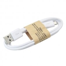 USB kabelis microUSB baltas HQ, 1.0m