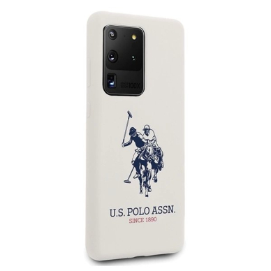 Samsung Galaxy S20 Ultra – US Polo silikoninis dėklas Collection - Baltas 5