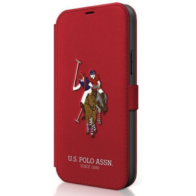 Dėklas Us Polo Usflbkp12Lpugflre Iphone 12 Pro Max 6,7" Czerwony/Red Book Polo Embroidery Collection Dėklas Us Polo Usflbkp12Lpugflre Iphone 12 Pro Max 6,7" Czerwony/Red Book Polo Embroidery Collection