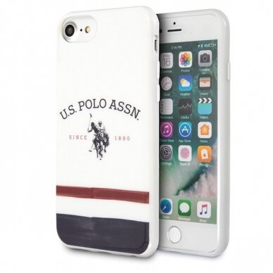 Dėklas Us Polo Ushci8Pcstrb Iphone 7/8/Se 2020 baltas Tricolor Pattern Collection Dėklas Us Polo Ushci8Pcstrb Iphone 7/8/Se 2020 baltas Tricolor Pattern Collection