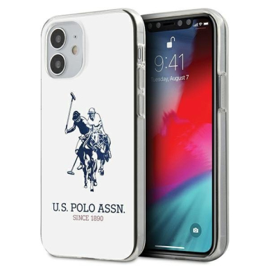 Originalus Us Polo Dėklas Ushcp12Stpuhrwh Iphone 12 Mini Baltas, Blizgus Logo Originalus Us Polo Dėklas Ushcp12Stpuhrwh Iphone 12 Mini Baltas, Blizgus Logo