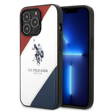 Dėklas US Polo USHCP14LPSO3 iPhone 14 Pro Baltas Dėklas US Polo USHCP14LPSO3 iPhone 14 Pro Baltas