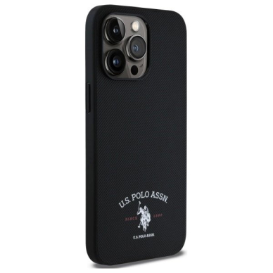 US Polo USHCP15XPARK iPhone 15 Pro Max 6.7&quot; Juodas/Juodas Printed DH Logo 3