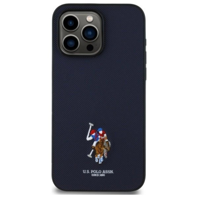 US Polo USHCP15XPEMV iPhone 15 Pro Max 6.7&quot; Navy Embroidered DH Color 2