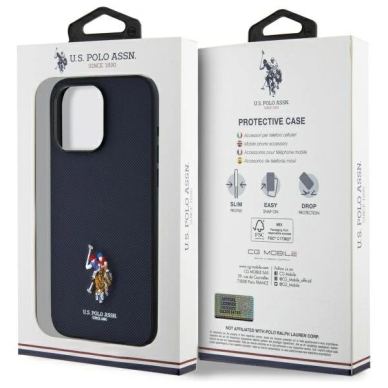 US Polo USHCP15XPEMV iPhone 15 Pro Max 6.7" Navy Embroidered DH Color 7 US Polo USHCP15XPEMV iPhone 15 Pro Max 6.7" Navy Embroidered DH Color 7