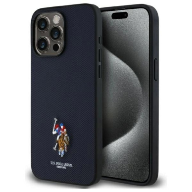 US Polo USHCP15XPEMV iPhone 15 Pro Max 6.7" Navy Embroidered DH Color US Polo USHCP15XPEMV iPhone 15 Pro Max 6.7" Navy Embroidered DH Color